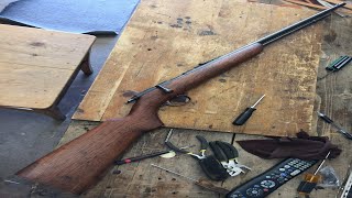 1938 Remington 341 bolt action 22 rifle full restoration in under 5 minutes in pics VERY COOL [upl. by Anahsit]