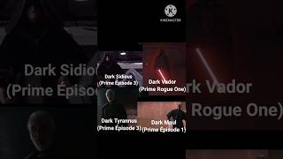 Sidious VS Vador VS Tyrannus VS Maul starwars [upl. by Sprung]