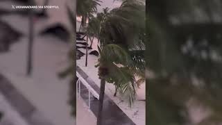 Hurricane Beryl Impacts Barbados Coast [upl. by Bicknell]