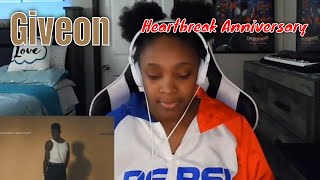 Giveon  HEARTBREAK ANNIVERSARY  REACTION🔥 [upl. by Soisanahta]