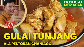 Resep Gulai Tunjang Padang  UDA AWAL [upl. by Nnair778]