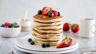 Easy Fluffy American Pancakes [upl. by Ramed708]