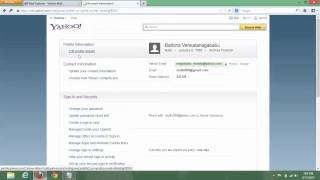 How to Change Yahoo mail Username [upl. by Hayimas]