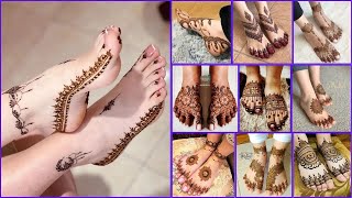 Leg mehndi design simple and easy  Leg Mehndi Design  Bridal leg mehndi design  Leg mehendi [upl. by Nager]