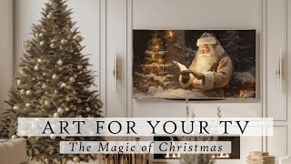 The Magic of Christmas Art For Your TV  Christmas Slideshow For Your TV  Cozy Ambient Art  5 Hrs [upl. by Charlton]