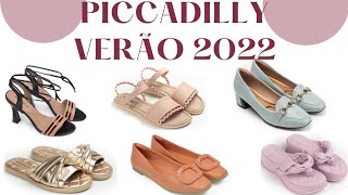 COLEÇÃO VERÃO 2022 PICCADILLY  LANÇAMENTOS PICCADILLY  TENDÊNCIAS E SAPATOS  Caren Sales [upl. by Sutherland]