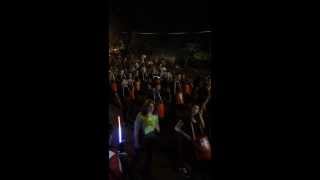 2013 Haunted Happenings parade  Salem Academy Charter School bucket band [upl. by Yxor]