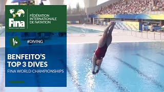 Meaghan Benfeito  Top 3 Dives  FINA World Championships [upl. by Florrie]