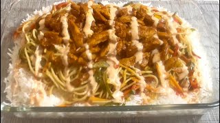 Delicious Singapore rice  rice with spaghetti recipe [upl. by Yorle]