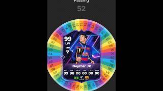 I Respun NEYMAR JR FC 25 Card at BARCELONA fifa spinner soccer football [upl. by Amleht]