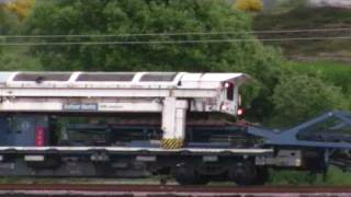 Snark In Action  The Balfour Beatty Tracklayer At Work Near Blackridge On 16610 [upl. by Htebirol]