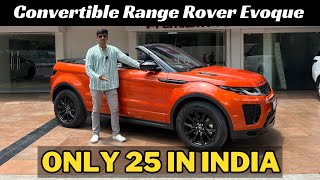 Only Convertible SUV Car In India  Range Rover Evoque Convertible Review [upl. by Ahsener]