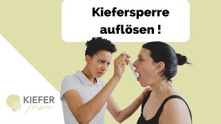 Kiefersperre  Kieferklemme  Was kannst du tun [upl. by Tenneb]