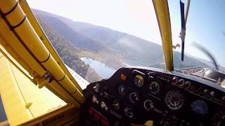 Airtractor scooping Visovac lakeMOV [upl. by Emirej678]