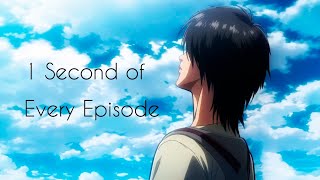 SHINGEKI NO KYOJIN 1 SEGUNDO de CADA EPISODIO S1S3  Attack on Titan  Sincrónico SO [upl. by Nocam]