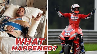 UPDATE The Latest Condition of Andrea Dovizioso after Massive Accident on Training motogp [upl. by Nunnery]