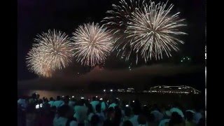 Oficial queima de fogos Copacabana 2016 [upl. by Sinclair]