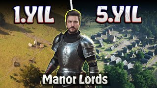 5 Yıl Manor Lords Dünyası  Manor Lords Türkçe [upl. by Lered]