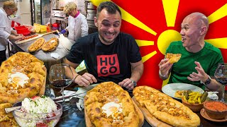 MACEDONIAN FOOD BEST FOOD IN THE BALKANS Pastrmajlija amp Shopska  Meat Feast in Skopje Macedonia [upl. by Ahseek386]