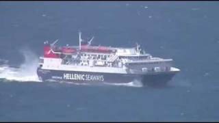 Stormy Crossing from Skiathos to Skopelos [upl. by Ahsino]