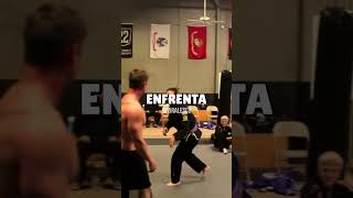 Fisicoculturista VS Maestro de Jiu Jitsu JiuJitsu MartialArts [upl. by Namlas]