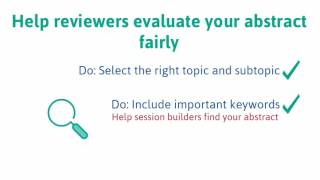 Abstract Submission Tips [upl. by Aisetal555]