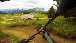 MTB Italy  Canazei  Fassa Bikepark  Infinity  July 2021 [upl. by Enomaj]