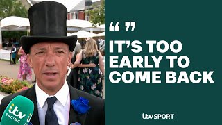 quotIts too early to comebackquot  Frankie Dettori on his future in Horse Racing [upl. by Ardnas]