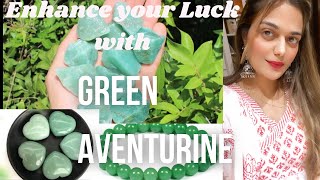 Green AventurineGreenAventurine BraceletGreen Aventurine Crystal Benefits in HindiSuccessStone [upl. by Studdard]