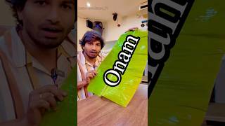 Onam 🥗 food taste chadham mari 😅youtubeshorts ytshorts uktelugu food ukteluguvlogs foryou [upl. by Morville501]