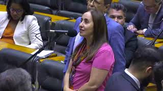 Deputada Adriana Ventura agradece dep Dr Luizinho por acatar emenda ao PL 173222 [upl. by Oidualc]