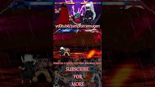 PRIME GOL D ROGER V2 VS FINAL SHIGARAKI JUS V2 dragonballzmugenapkforandroid anime dragonball [upl. by Onitsirc903]