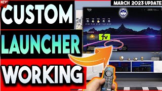 🔴NEW FIRESTICK UPDATE  CUSTOM LAUNCHER WORKING [upl. by Marline943]