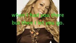 Mariah Carey Cant live if living is without you with Lyrics [upl. by Aihsia]