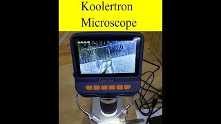 Koolertron Microscope Unboxing and First Use [upl. by Crescantia895]