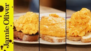 How To Make Perfect Scrambled Eggs  3 ways  Jamie Oliver [upl. by Ahseena]