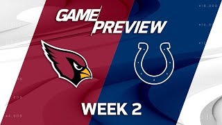 Arizona Cardinals vs Indianapolis Colts  Week 2 Game Preview  NFL Total Access [upl. by Aseuqram474]