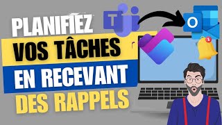 Planifiez vos actions sans les oublier en recevant des rappels Outlook de deadline planer teams [upl. by Bekaj]