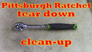 Pittsburgh ratchet disassembly amp clean up [upl. by Ahsieit493]