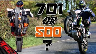 Which Supermoto Should You Buy 701 or 500 EXC  Pros amp Cons [upl. by Kittie626]