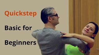 How To Dance Quickstep  Basic Steps for Beginners [upl. by Saxet]