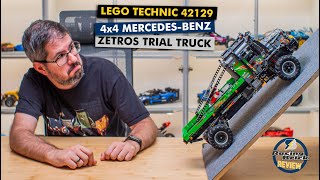 LEGO Technic 42129 4x4 MercedesBenz Zetros Trial Truck detailed building review amp test [upl. by Danika]