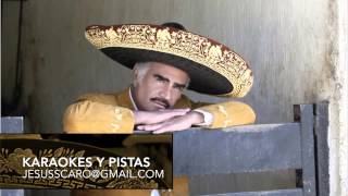 KARAOKE Vicente Fernandez  Por esa yegua PISTA [upl. by Kingston]