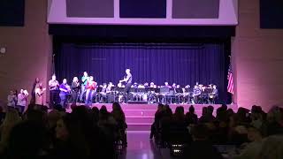 Valley View Middle School Winter Band Concert 7th Grade Band [upl. by Bobker]