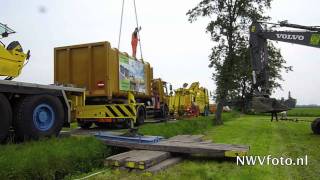 Berging 30 ton wegende vuilniswagen Pangelerweg Nunspeet [upl. by Arretal]