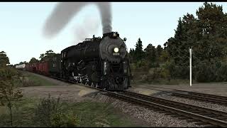 Train Simulator Classic ATSF 2900 Northern with 2926s Restored LFM 6 Chime [upl. by Boonie]