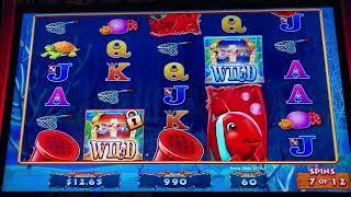 RED FISH BONUS WIN NEW Goldfish Slot Machine Goldfish Feeding Time Treasure Live Casino Slot Play [upl. by Einnaf]