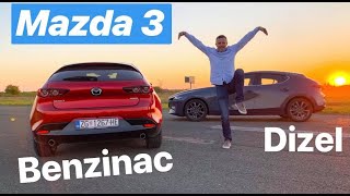 Mazda 3  usporedni test  testirao Juraj Šebalj [upl. by Arrec]