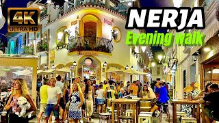 NERJA SPAIN  SUMMER 2024 evening walk  costa del sol andalusia 4K [upl. by Adnoral]