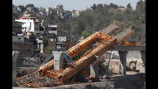 Habrá dos peritajes por caída de maquinaria en obra del Tren Interurbano [upl. by Gilud777]